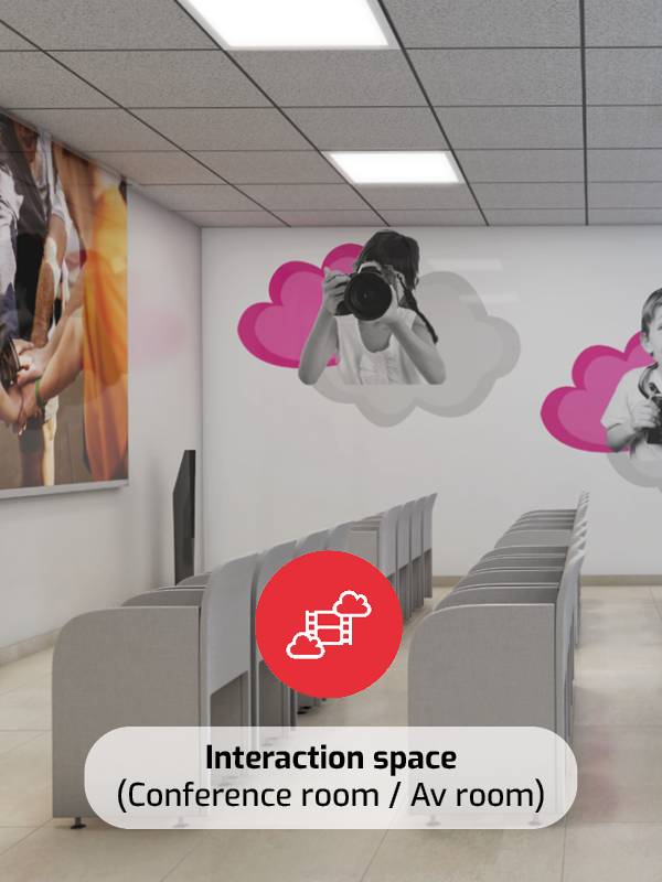 Interaction space (Conference room / Av room)